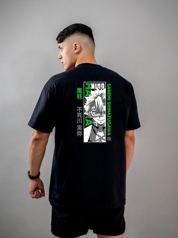 Camiseta Demon Slayer Sanemi Shinazugawa 1 Oversized