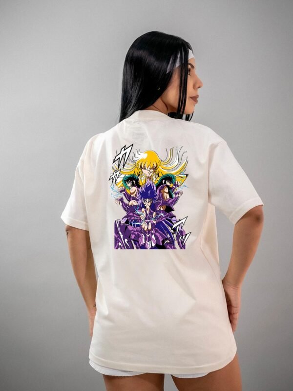 Camiseta Os Cavaleiros do Zodíaco Shaka de Virgem Oversized