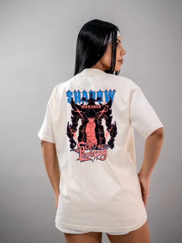 Camiseta Solo Leveling | Sung Jinwoo Shadow Monarch Oversized