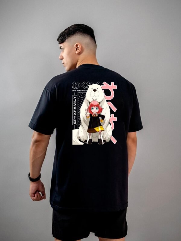 Camiseta Spy x Family | Anya e Bond Oversized