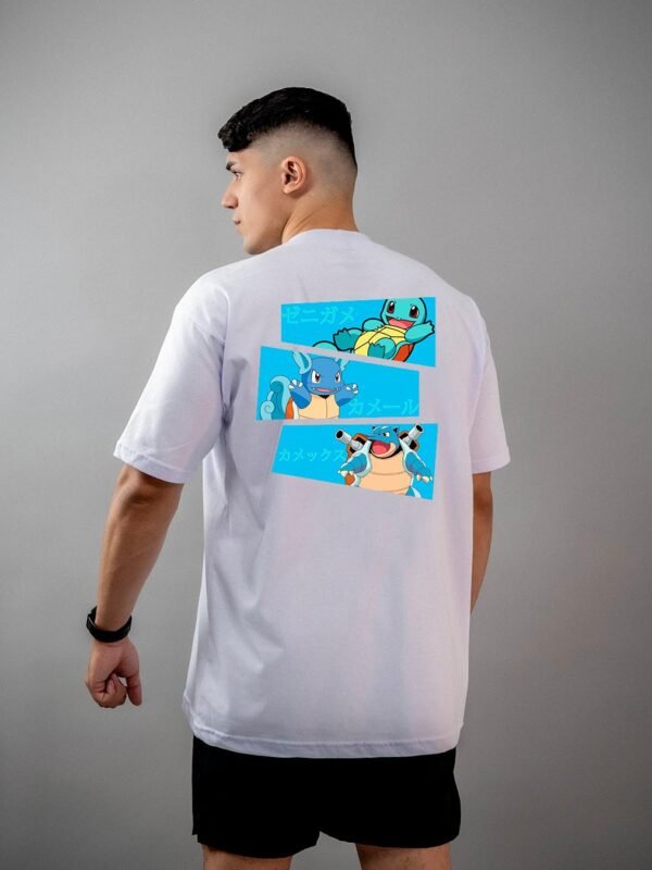 Camiseta Pokémon | Squirtle Evoluções Oversized