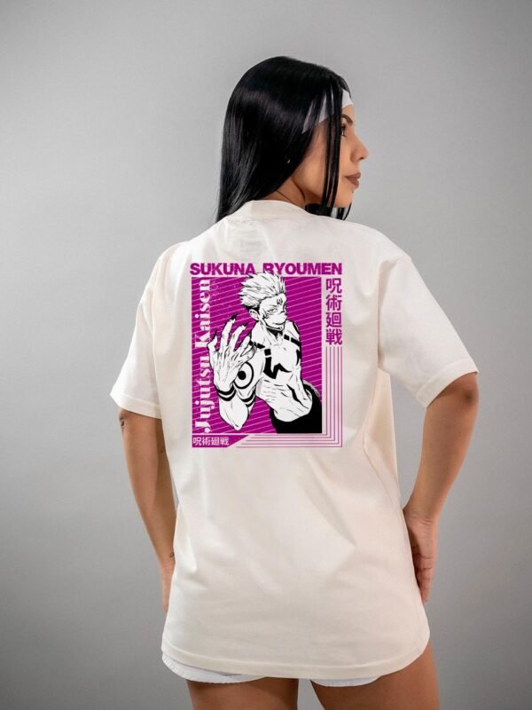 Camiseta Jujutsu Kaisen Sukuna Ryoumen Oversized