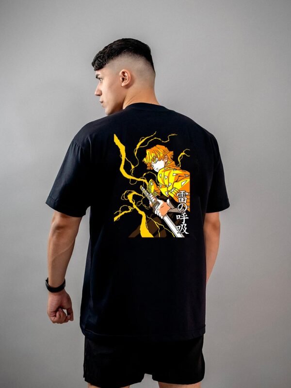 Camiseta Demon Slayer Zenitsu 1 Oversized