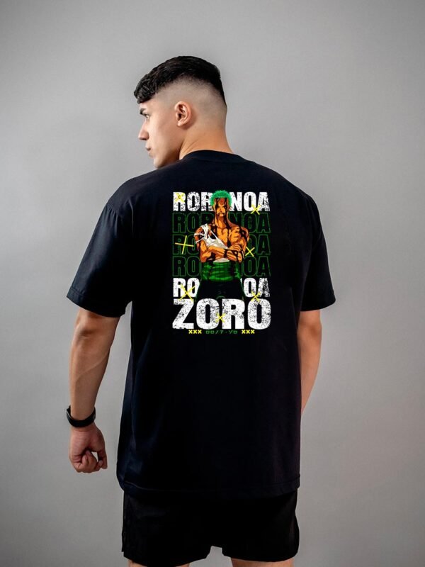 Camiseta One Piece | Roronoa Zoro Damaged Oversized