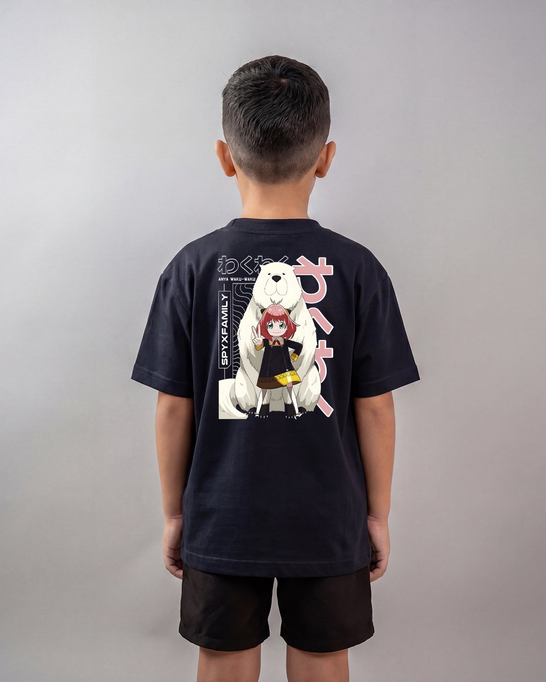 Camiseta Spy x Family | Anya e Bond Oversized Infantil