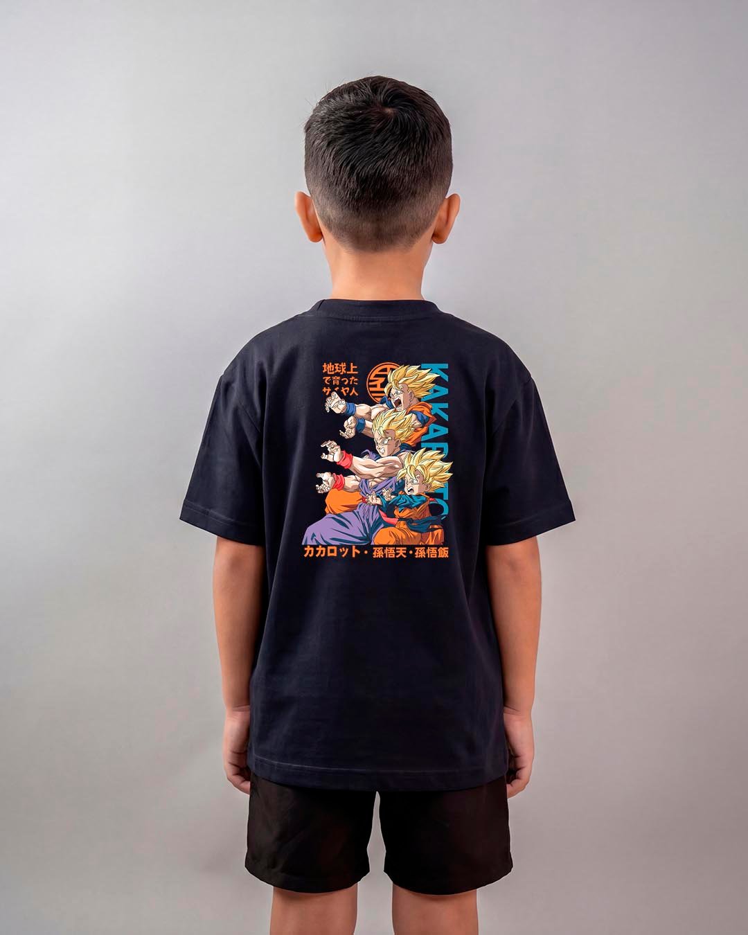 Camiseta Dragon Ball Z | Family Kamehameha Oversized Infantil