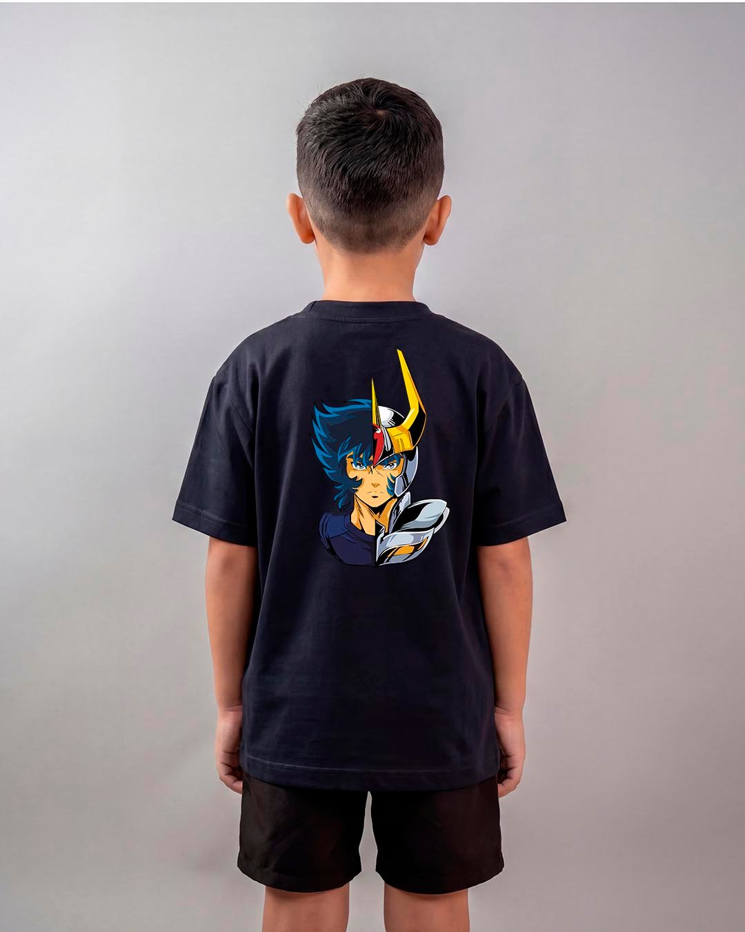 Camiseta Os Cavaleiros do Zodíaco | Ikki 1 Oversized Infantil