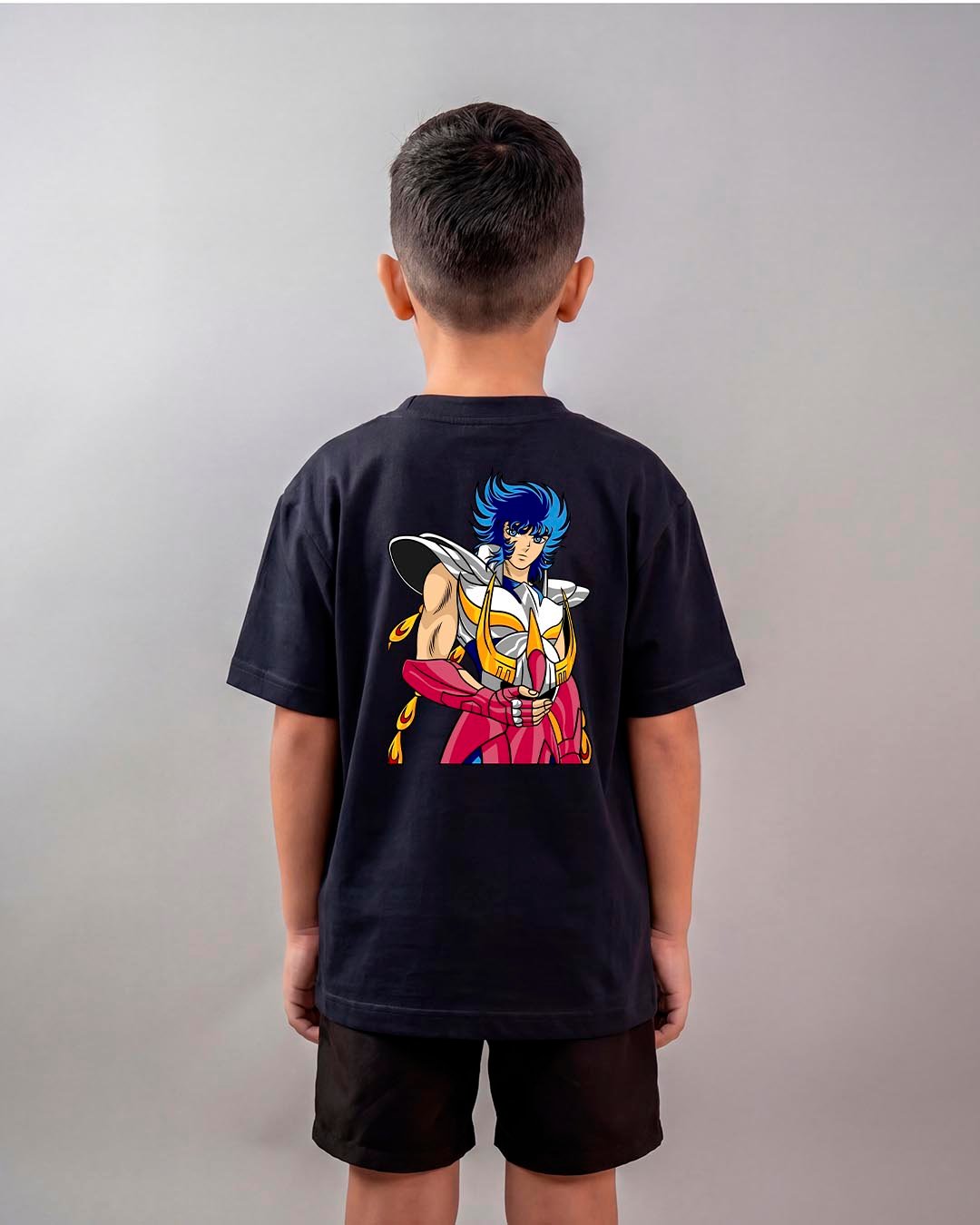 Camiseta Os Cavaleiros do Zodíaco | Ikki 2 Oversized Infantil