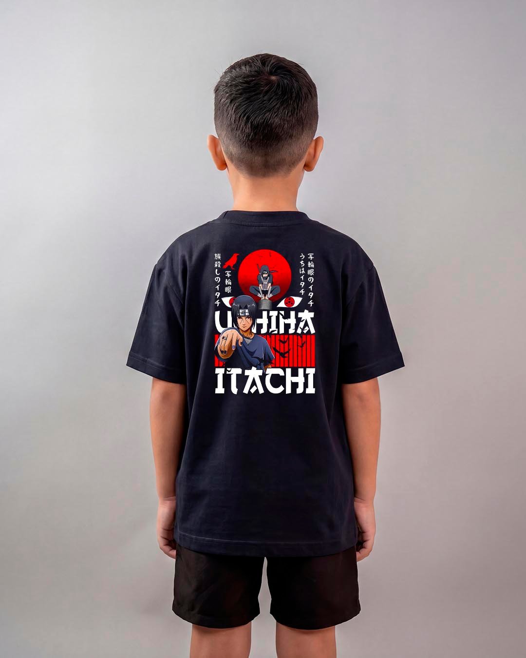 Camiseta Naruto | Uchiha Itachi Oversized Infantil
