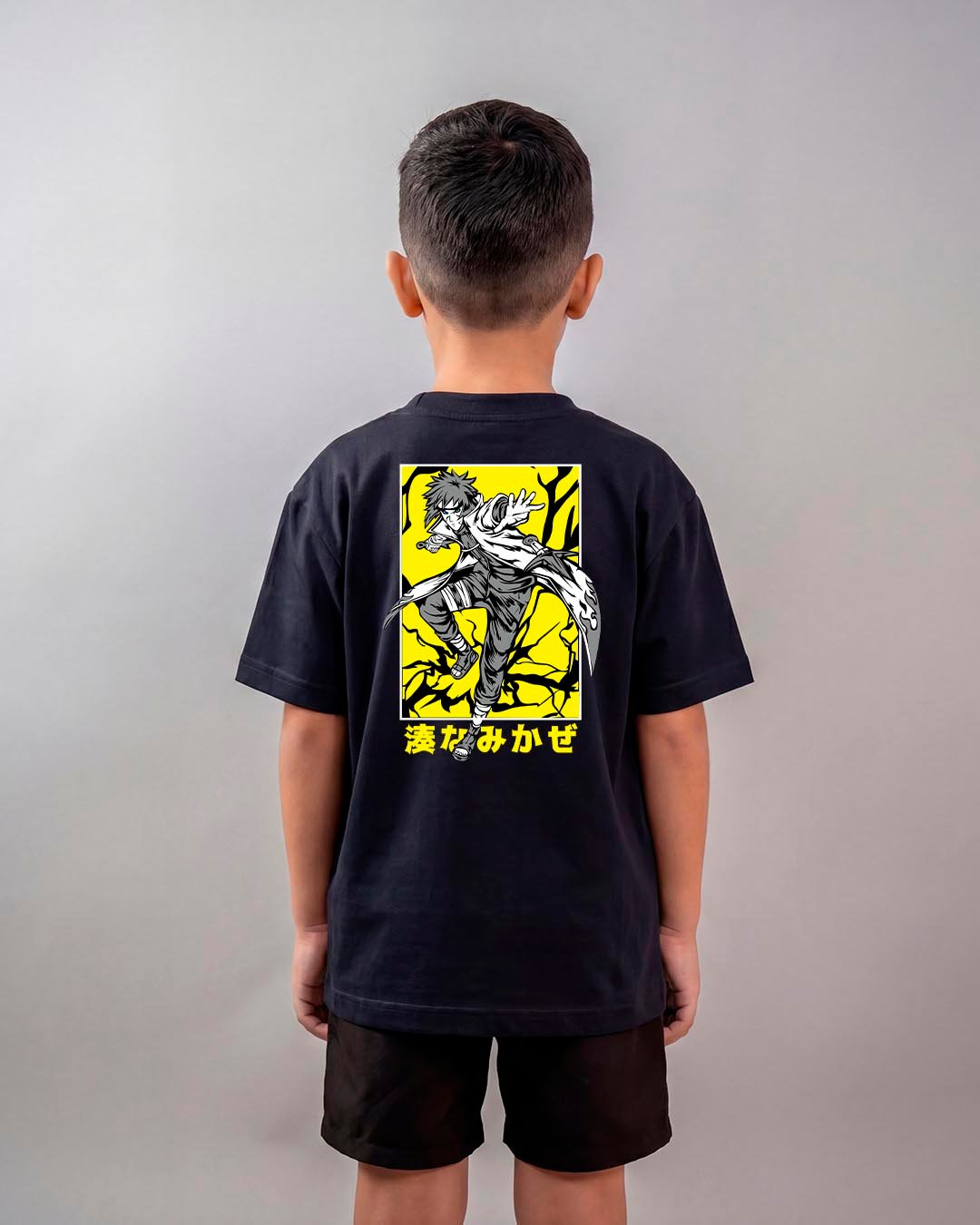 Camiseta Naruto | Minato Edo Tensei Oversized Infantil