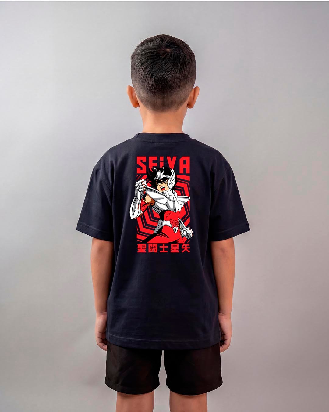 Camiseta Os Cavaleiros do Zodíaco | Seiya 1 Oversized Infantil