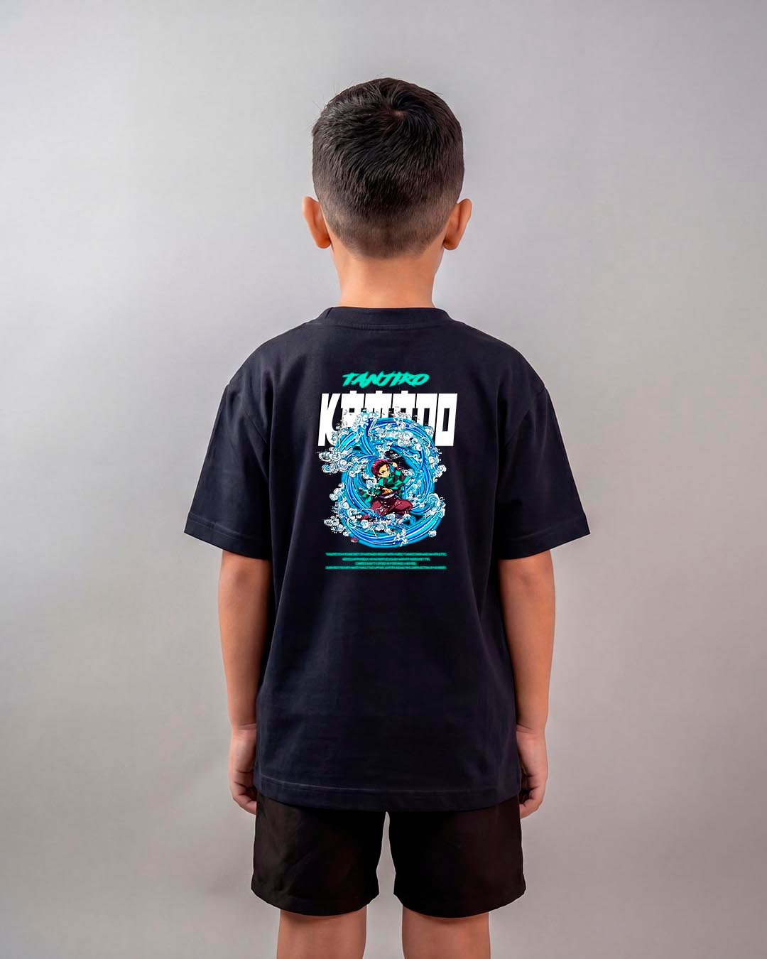 Camiseta Demon Slayer | Tanjiro Kamado 1 Oversized Infantil