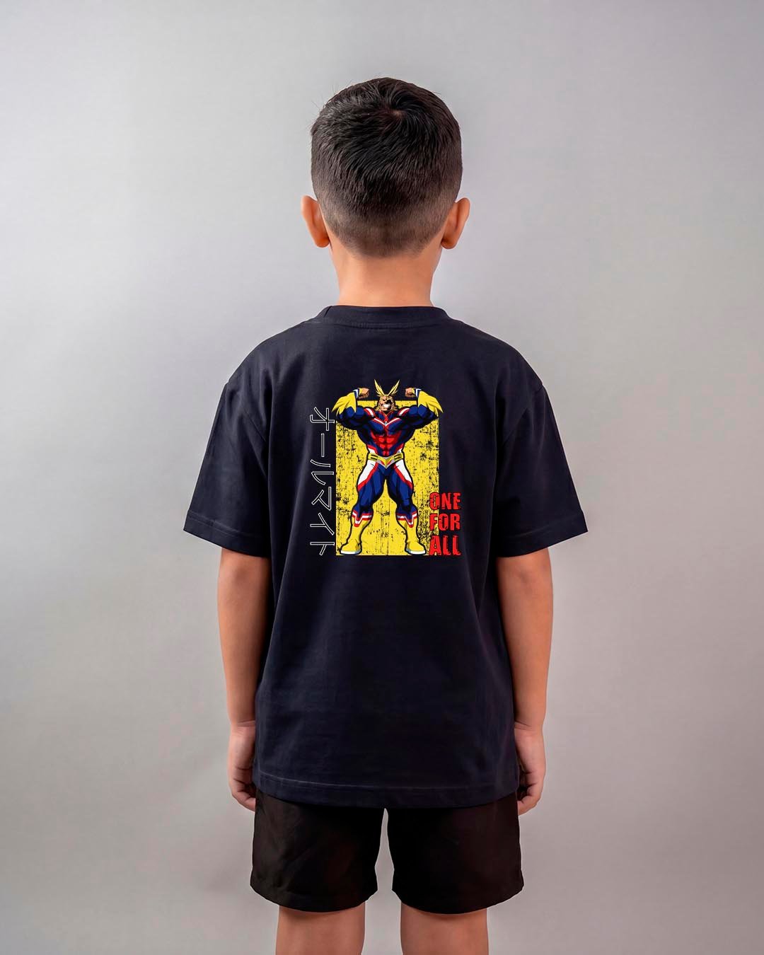 Camiseta My Hero Academia | All Might One For All Oversized Infantil
