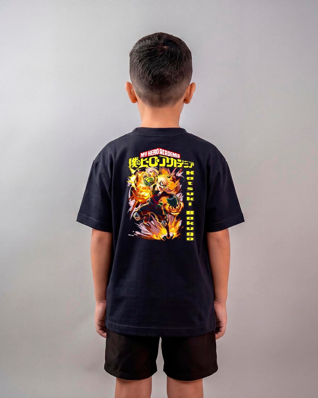 Camiseta My Hero Academia | Katsuki Bakugo Oversized Infantil