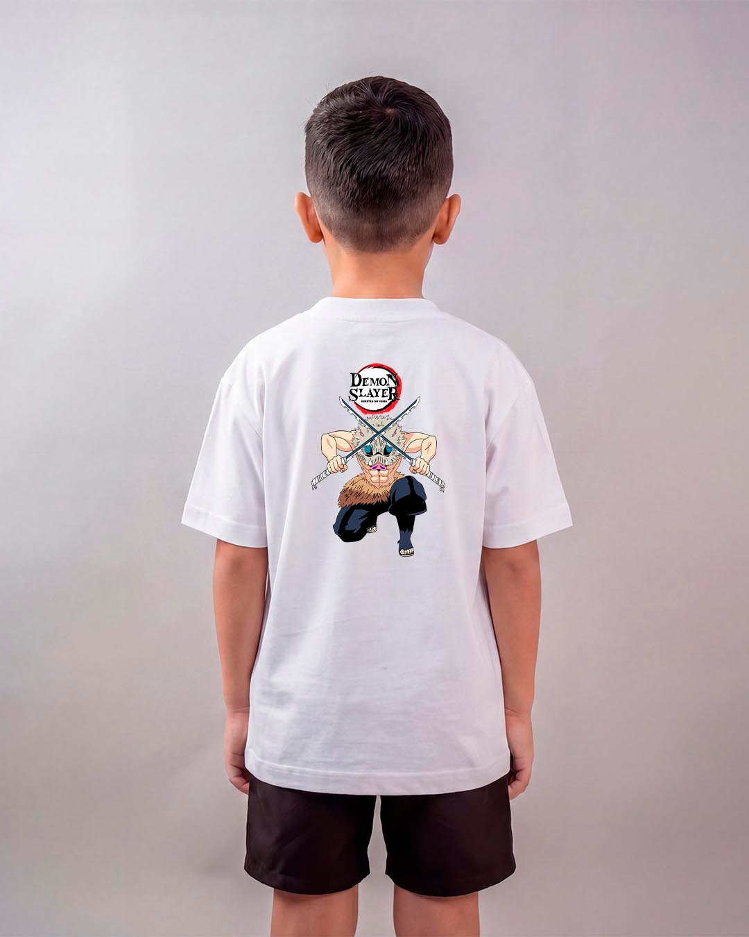 Camiseta Demon Slayer | Inosuke 1 Oversized Infantil