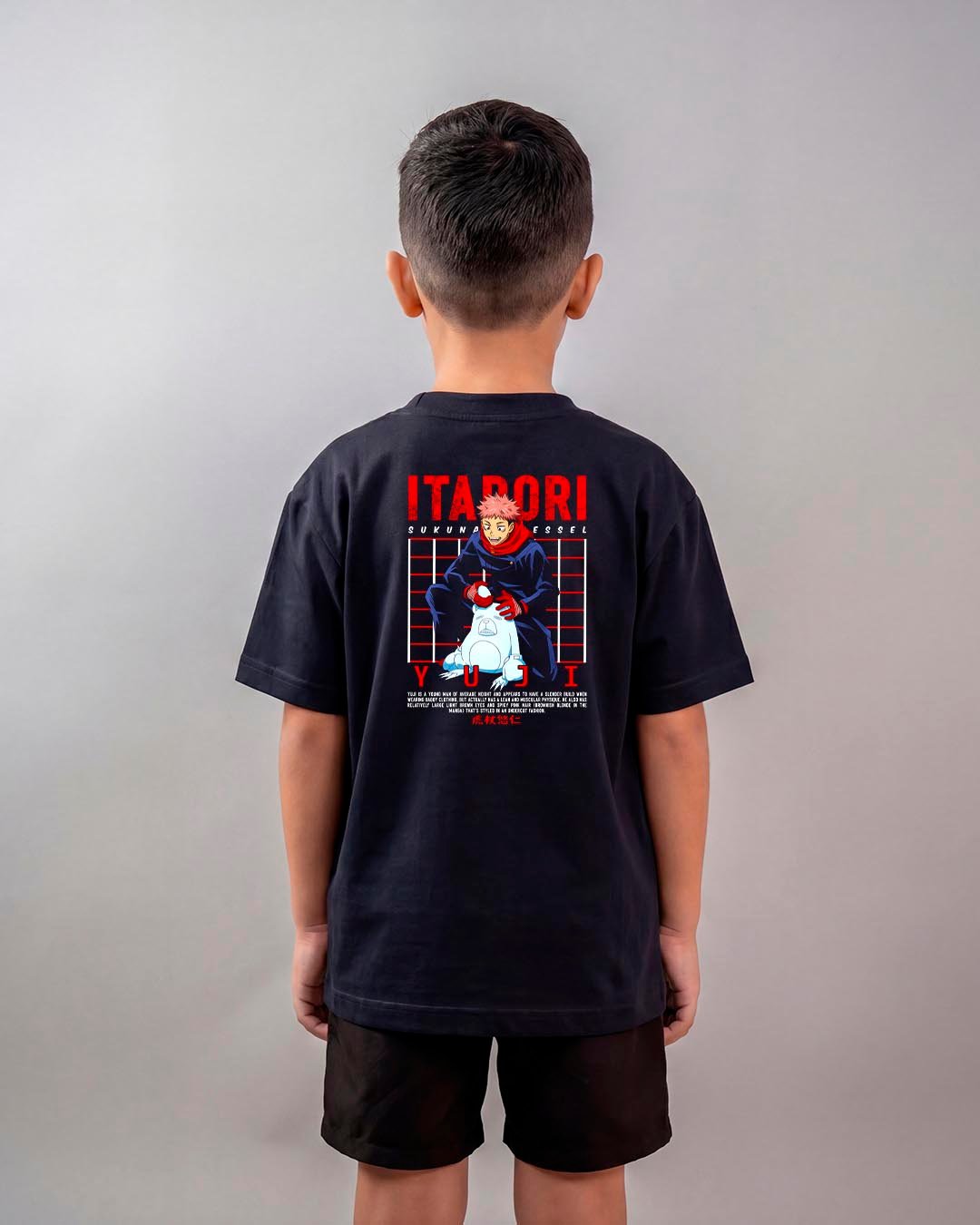 Camiseta Jujutsu Kaisen Itadori Yuji Oversized Infantil