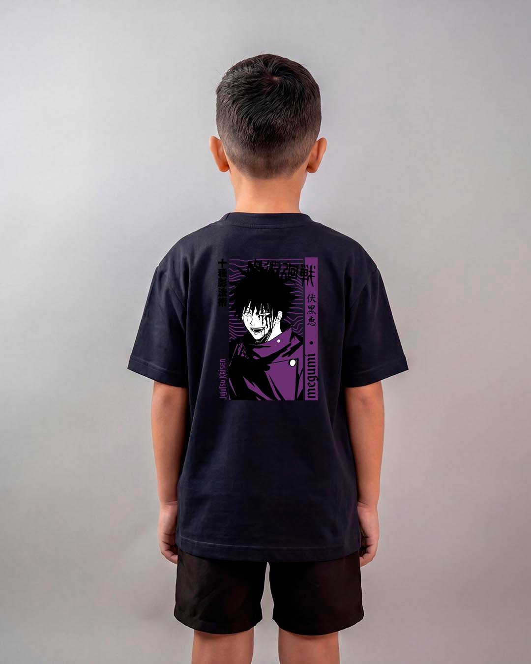 Camiseta Jujutsu Kaisen Megumi Awakening Oversized Infantil