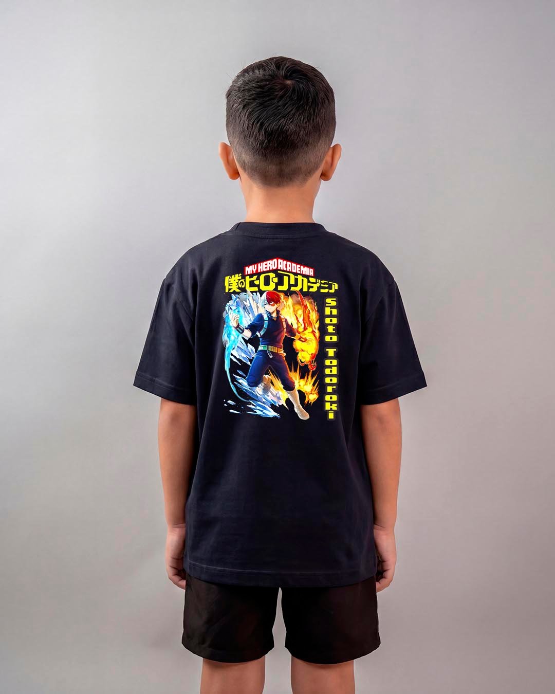 Camiseta My Hero Academia | Shoto Todoroki Oversized Infantil