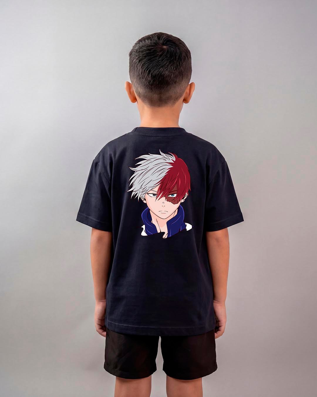 Camiseta My Hero Academia | Shoto Todoroki Face Oversized Infantil