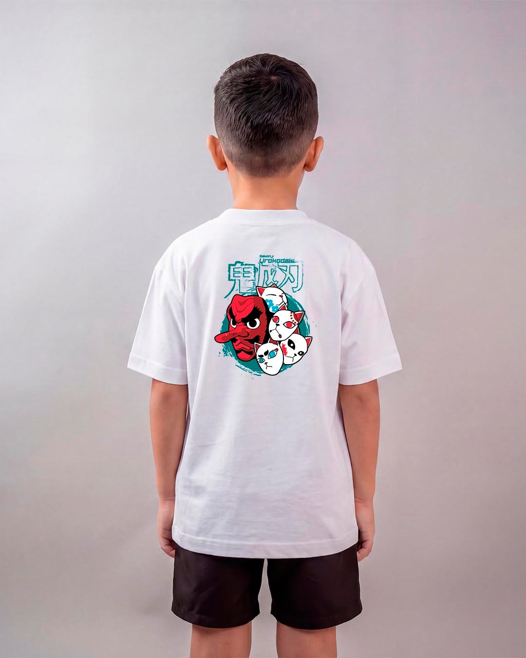 Camiseta Demon Slayer | Sakonji Urokodaki 1 Oversized Infantil