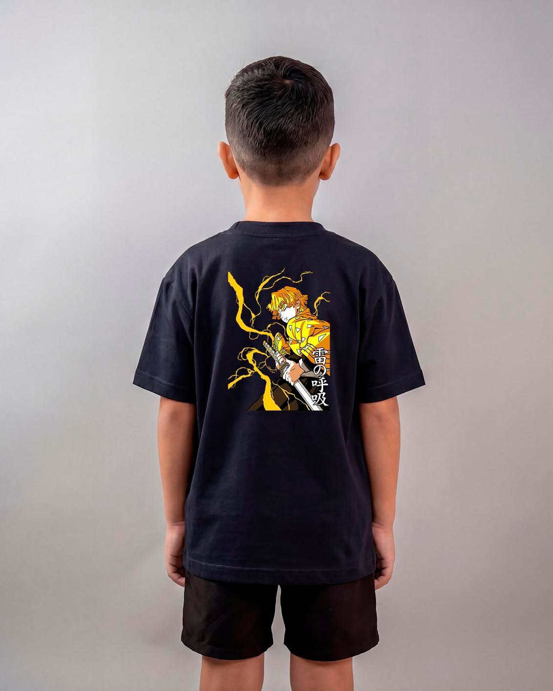 Camiseta Demon Slayer | Zenitsu 1 Oversized Infantil