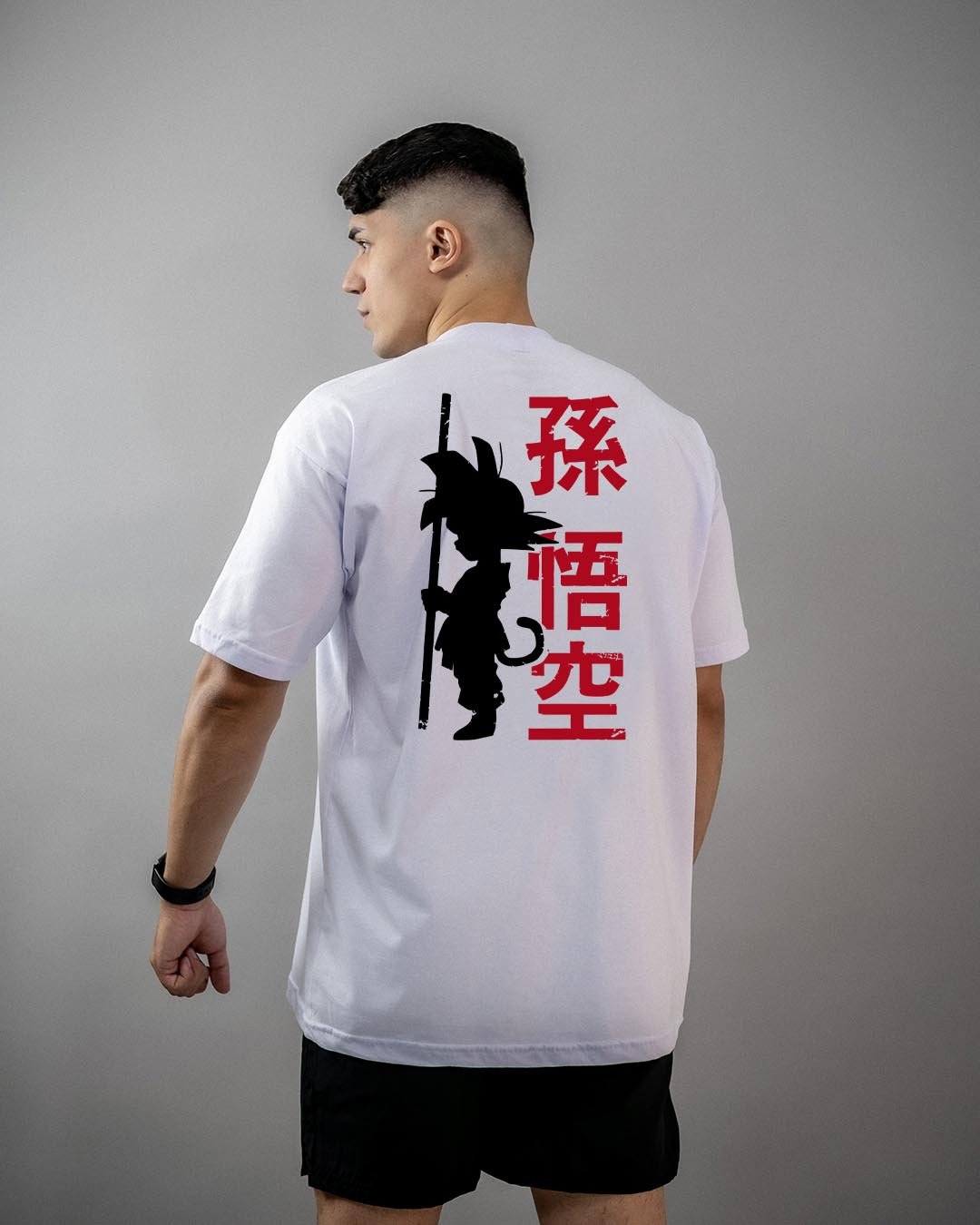 Camiseta Dragon Ball | Goku Bastão Mágico Oversized