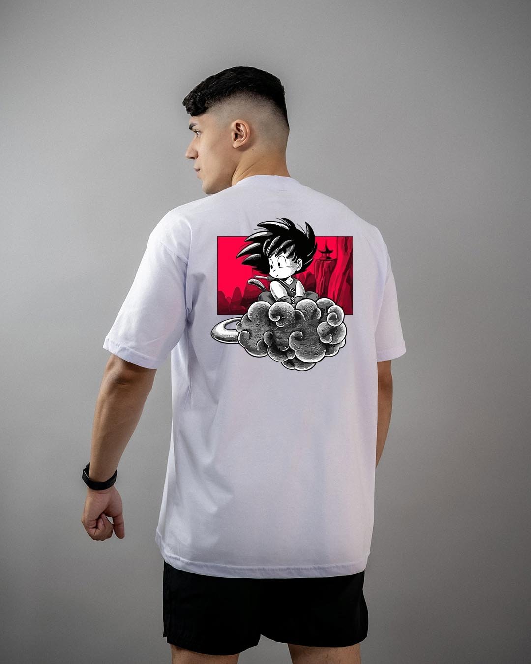 Camiseta Dragon Ball | Goku Nuvem Voadora Oversized