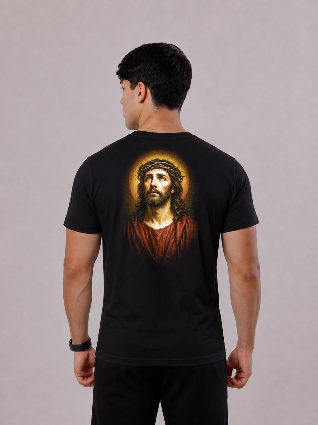 Camiseta Cristã | Jesus Olhando para o Pai