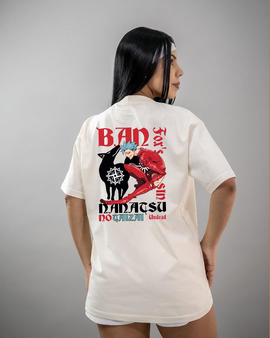 Camiseta Nanatsu no Taizai | Ban Oversized