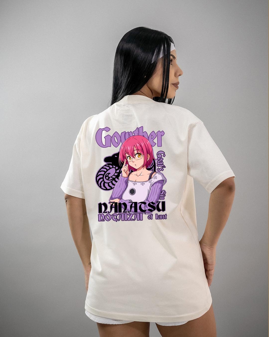 Camiseta Nanatsu no Taizai | Gowther Oversized