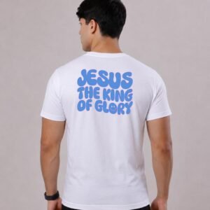 JESUS THE KING OF GLORY TSHIRT ROSAA - Copia