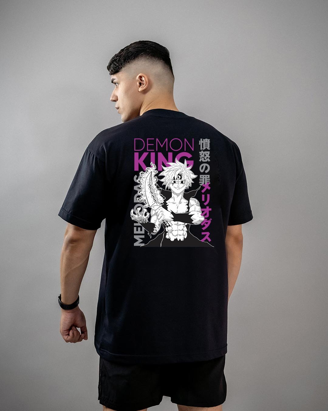 Camiseta Nanatsu no Taizai | Meliodas Demon King Oversized