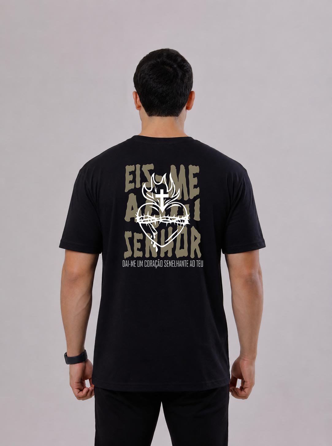 Camiseta Cristã | Eis-me Aqui Senhor