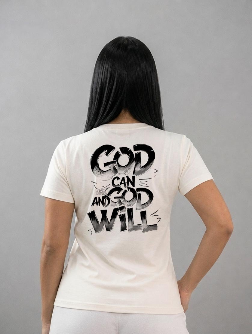 Camiseta Cristã | God Can And God Will