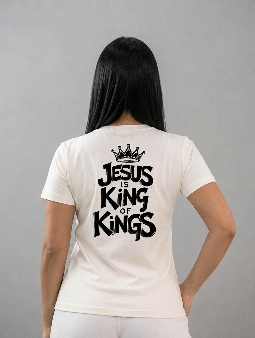 Camiseta Cristã | Jesus Is King of Kings