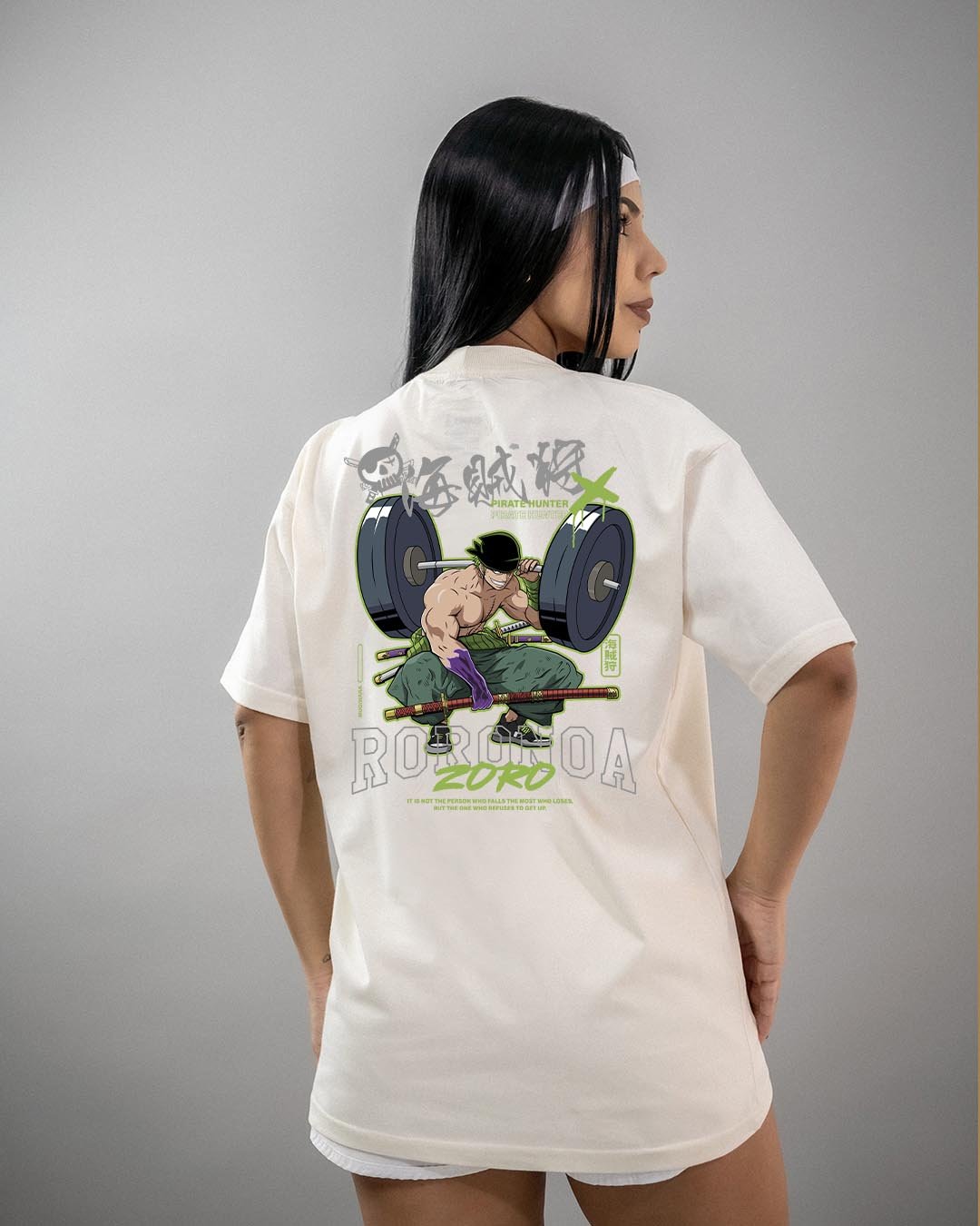Camiseta One Piece | Roronoa Zoro Strong Oversized