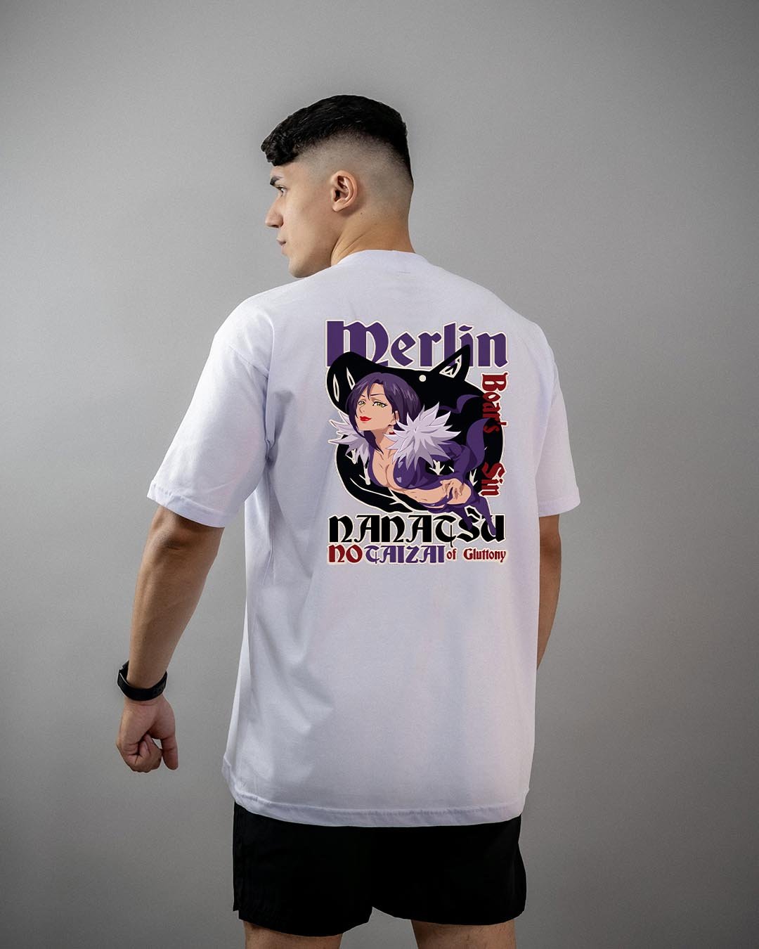 Camiseta Nanatsu no Taizai | Merlin Oversized