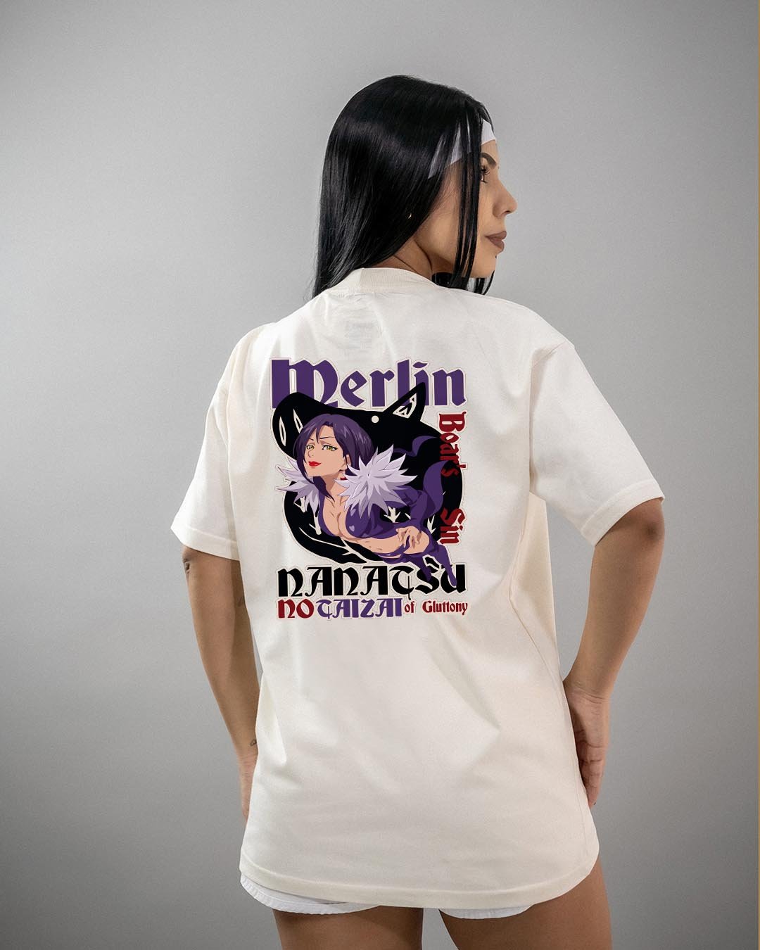 Camiseta Nanatsu no Taizai | Merlin Oversized