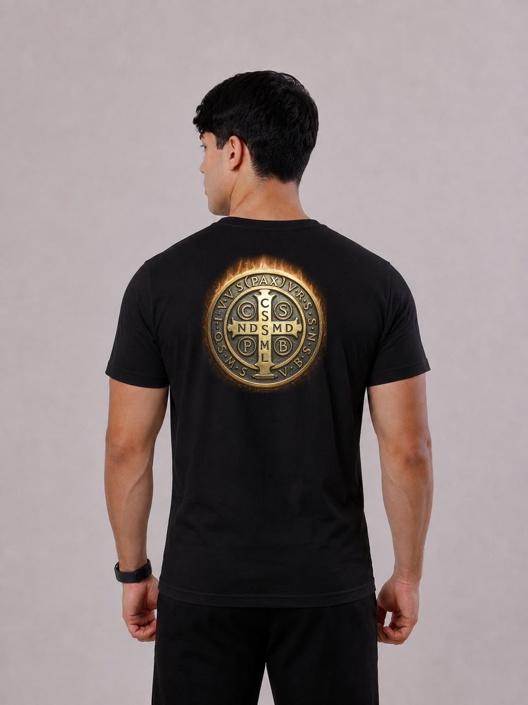 Camiseta Cristã | Medalha de São Bento