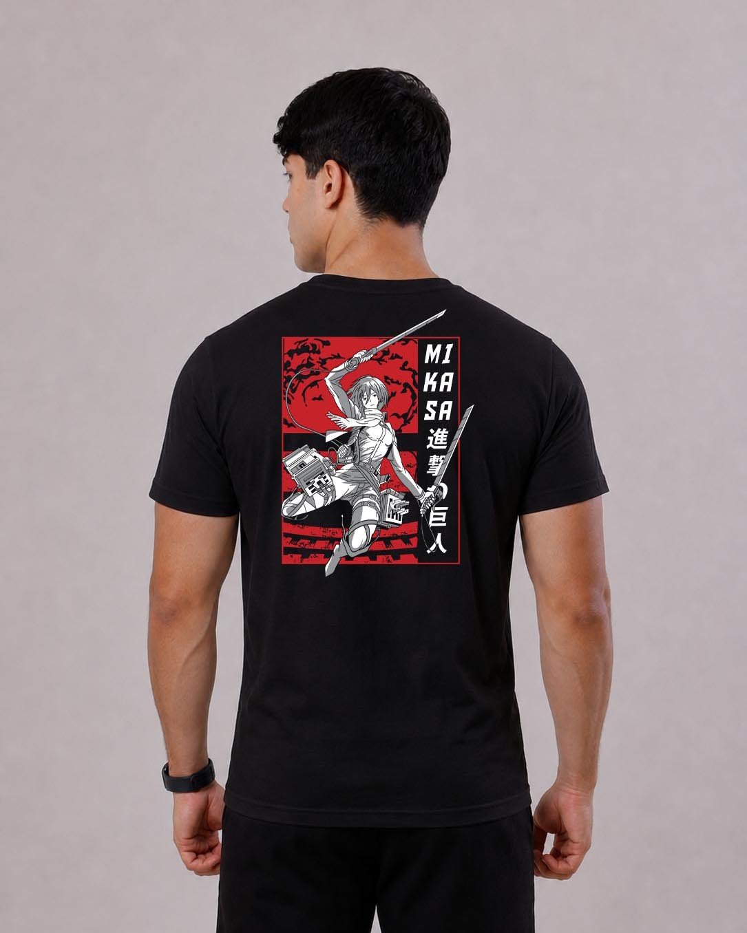 Camiseta Attack On Titan | Mikasa 1