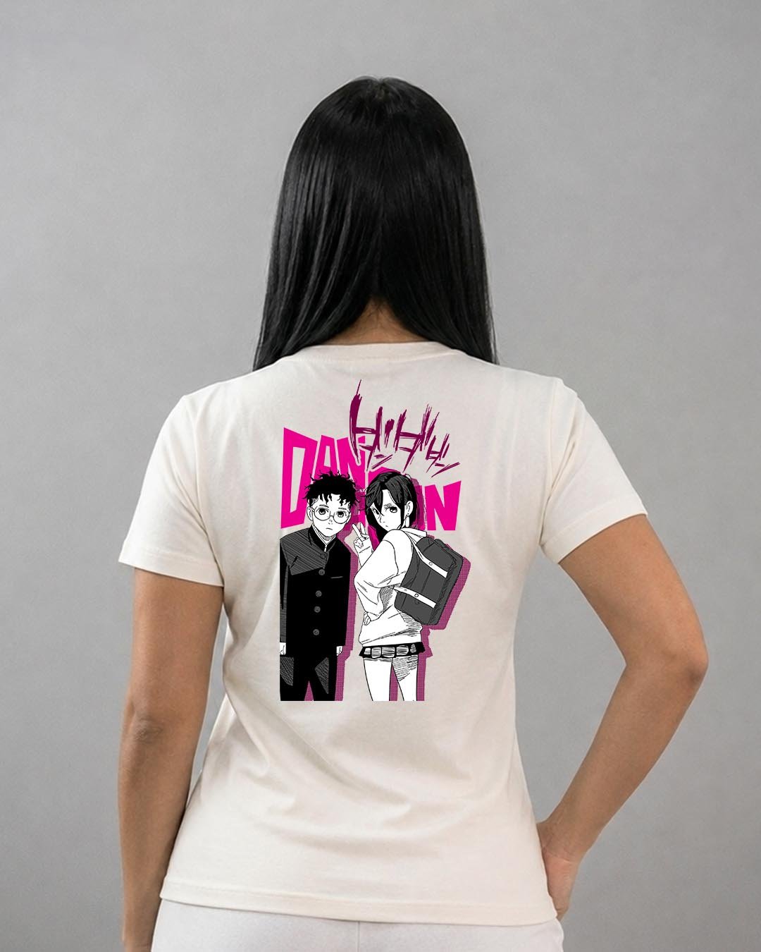 Camiseta Dan Da Dan | Okarun e Momo 2